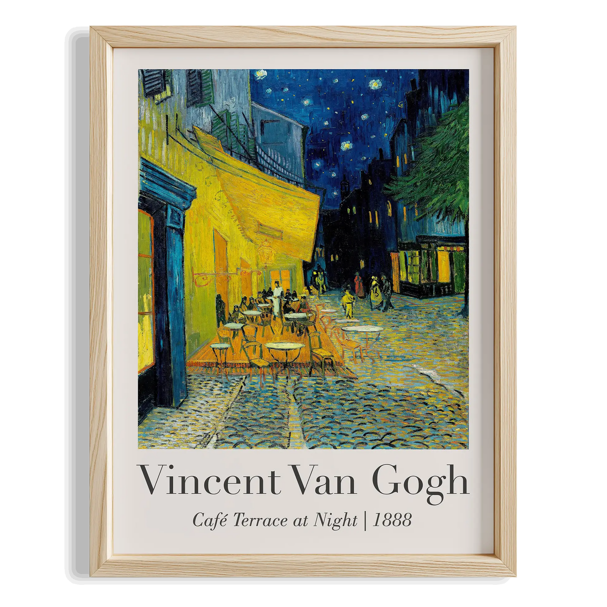 Gece Kafesi - Vincent Van Gogh Ahşap Duvar Tablosu