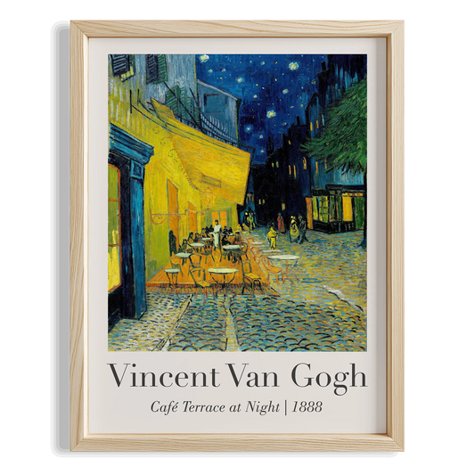 Gece Kafesi - Vincent Van Gogh Ahşap Duvar Tablosu