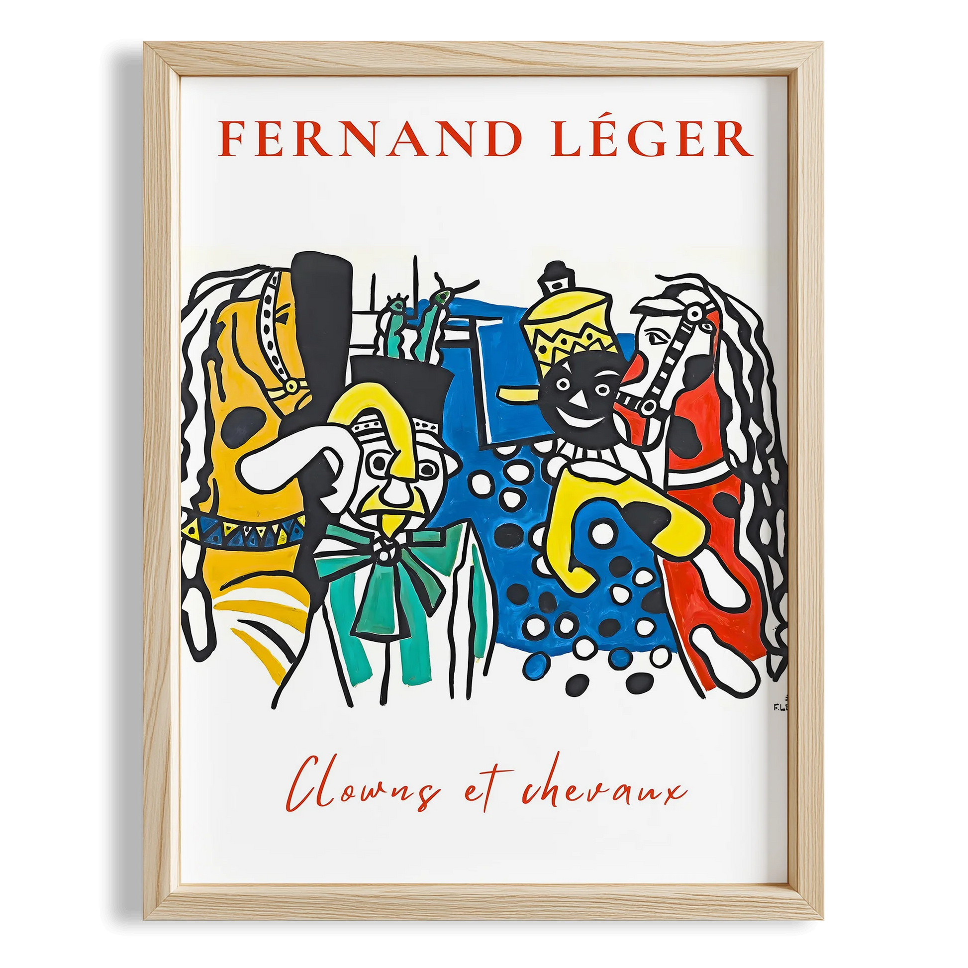 Fernand Leger X Duvar Tablosu