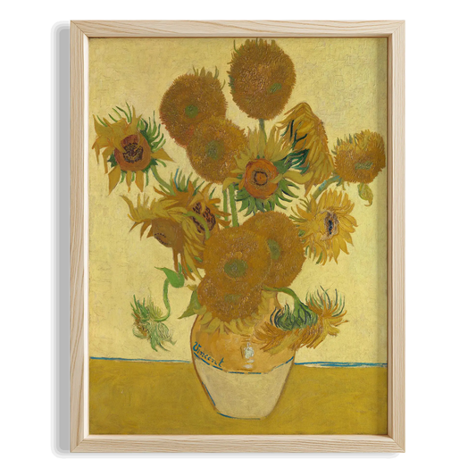 Ayçiçekleri - Vincent Van Gogh Ahşap Duvar Tablosu