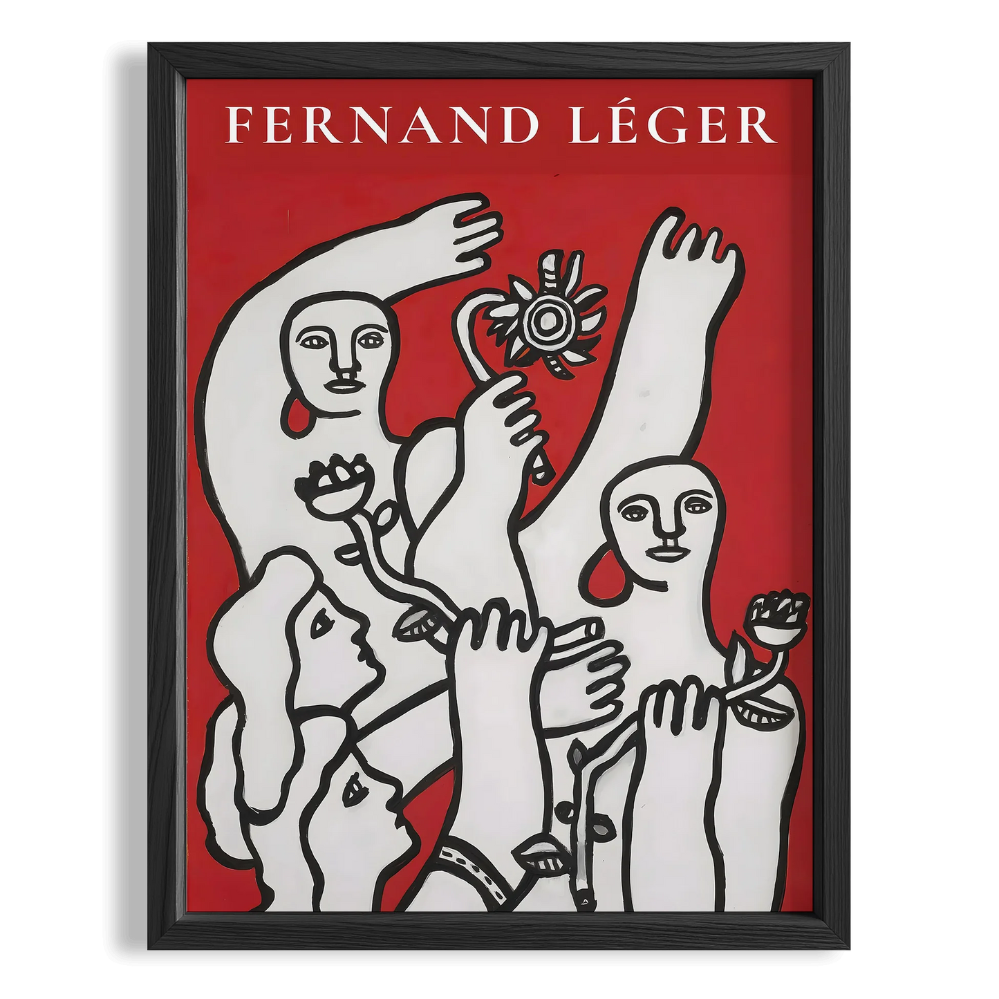 Fernand Leger XXI Duvar Tablosu