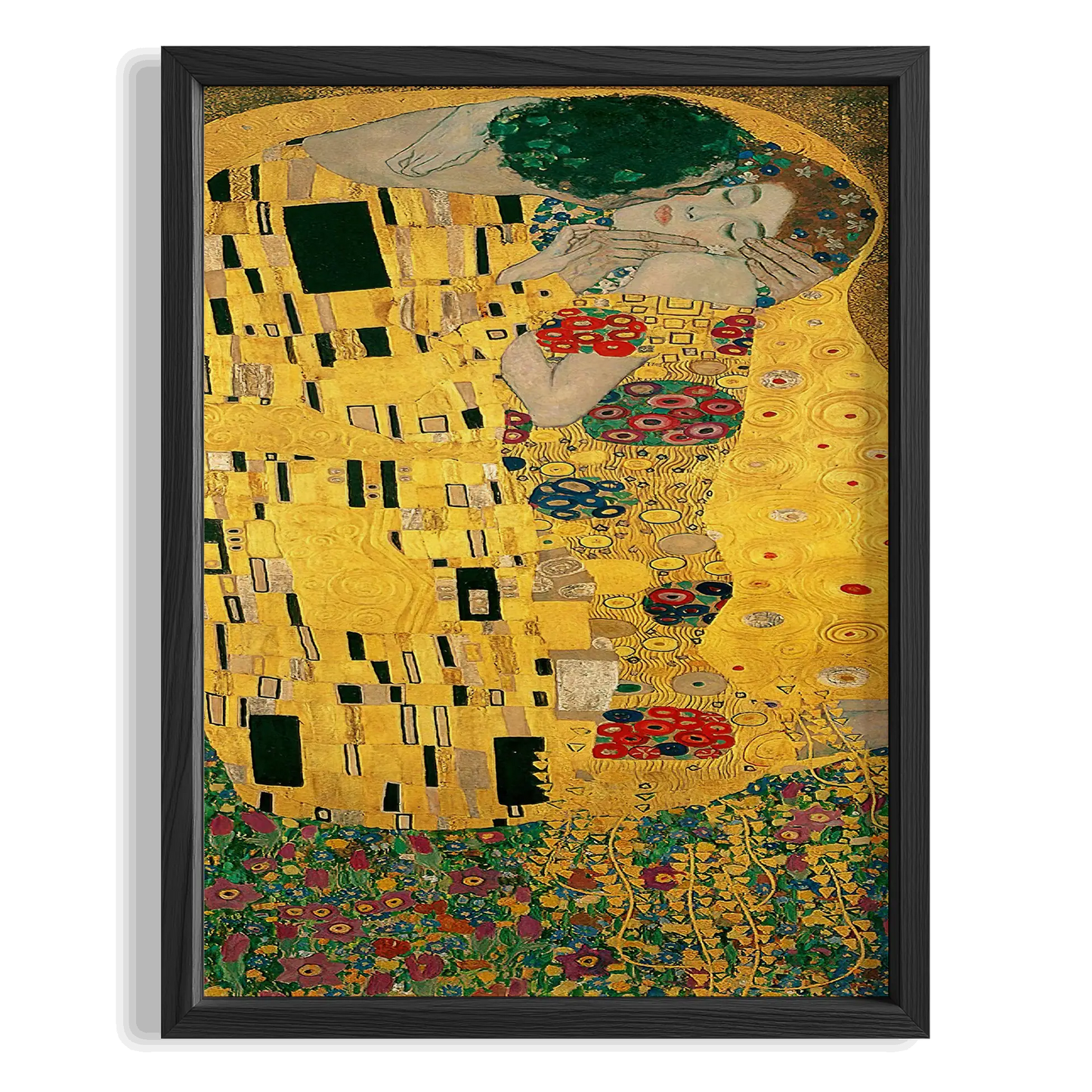 Altın Sarmaşık - Gustav Klimt Ahşap Duvar Tablosu