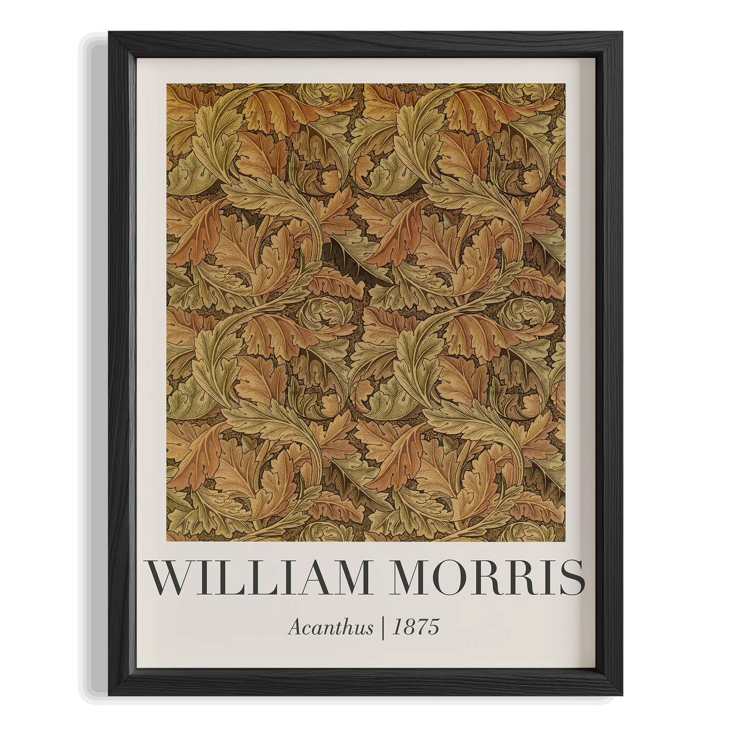Akantus - William Morris Ahşap Duvar Tablosu
