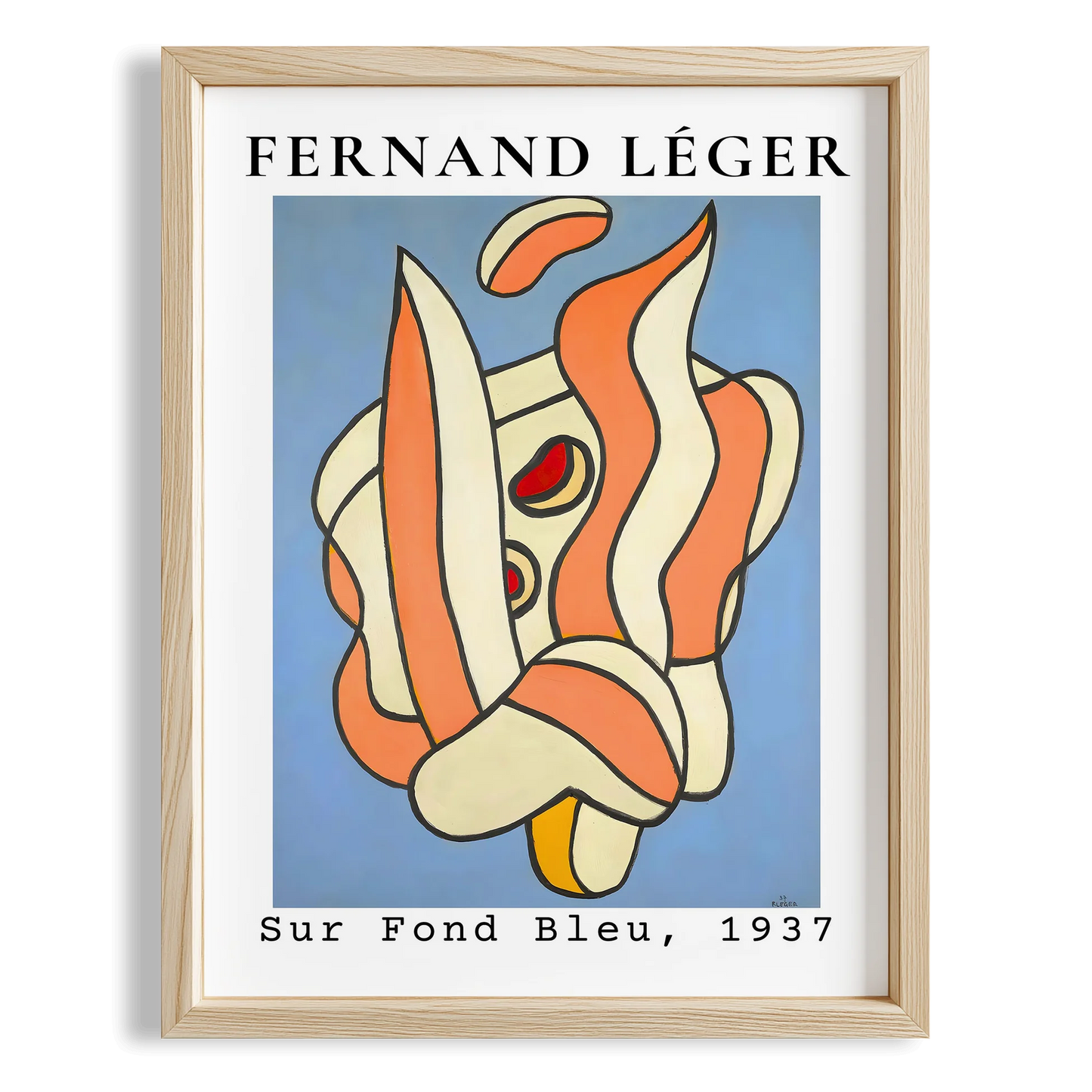 Fernand Leger 33 Duvar Tablosu
