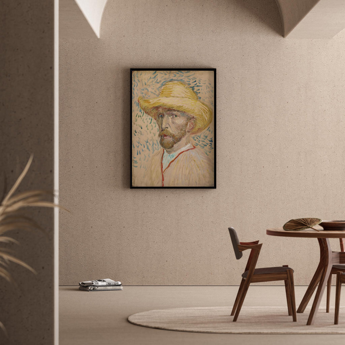Açık Renkli Otoportre - Vincent Van Gogh Ahşap Duvar Tablosu