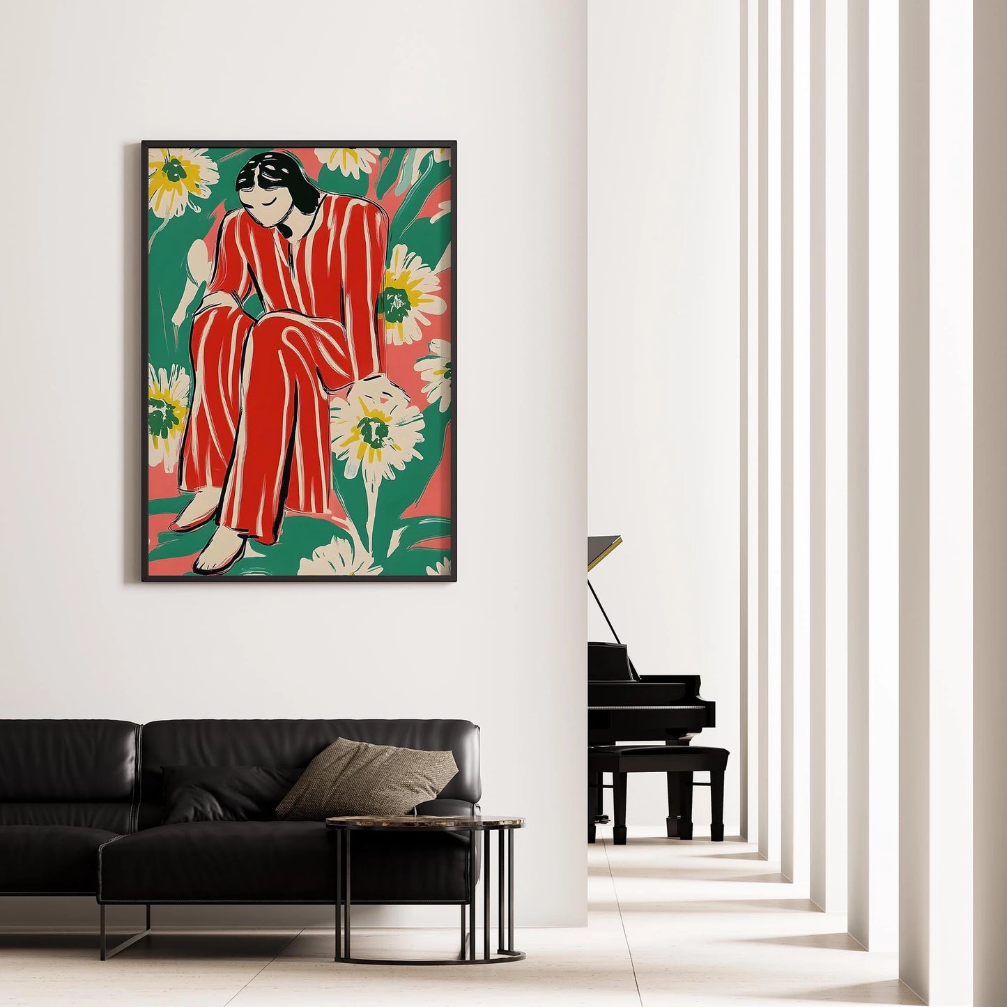 Henri Matisse Yağlı Boya Stili Kadın Portresi II Duvar Tablosu