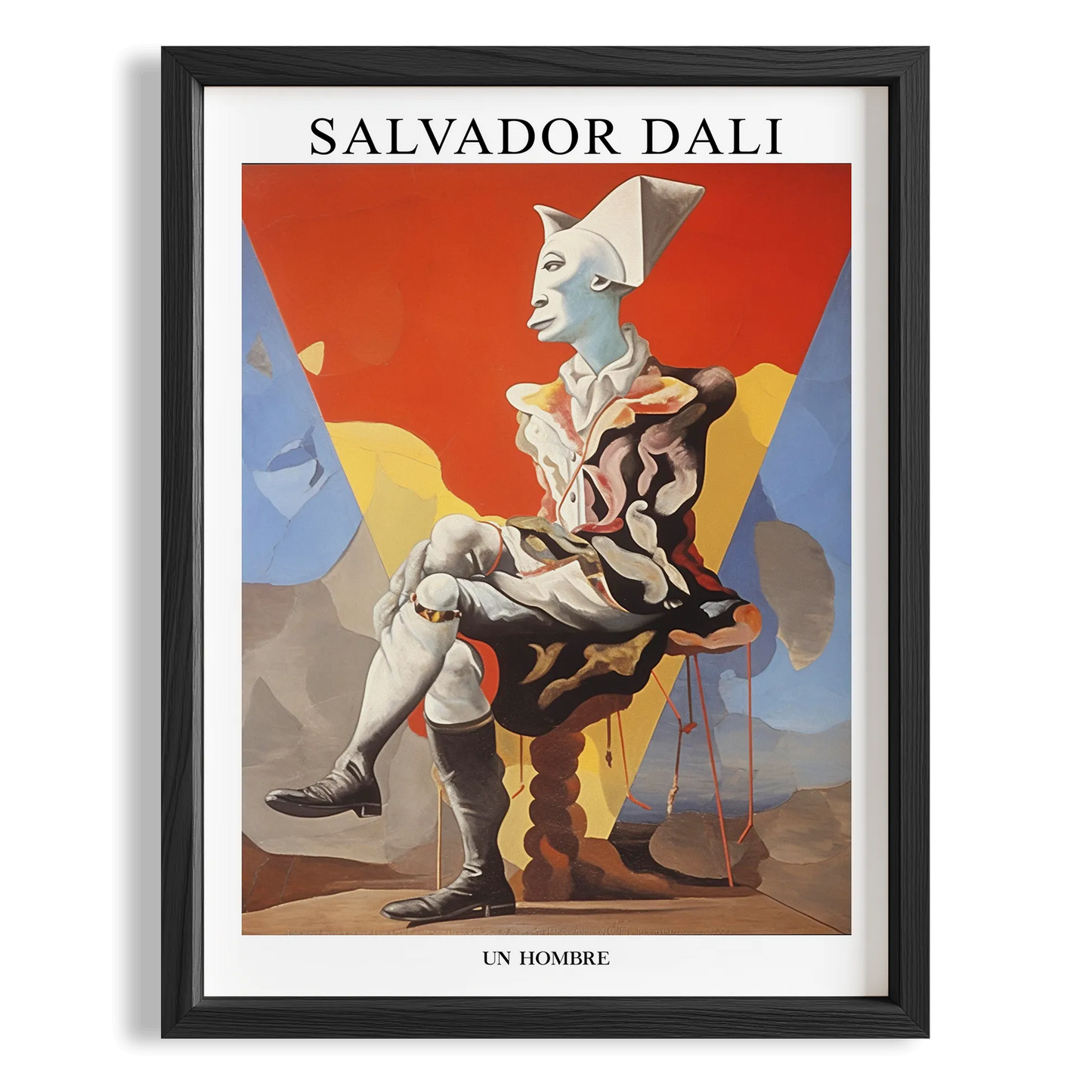 Narkissos'un Metamorfozu - Salvador Dali Ahşap Duvar Tablosu