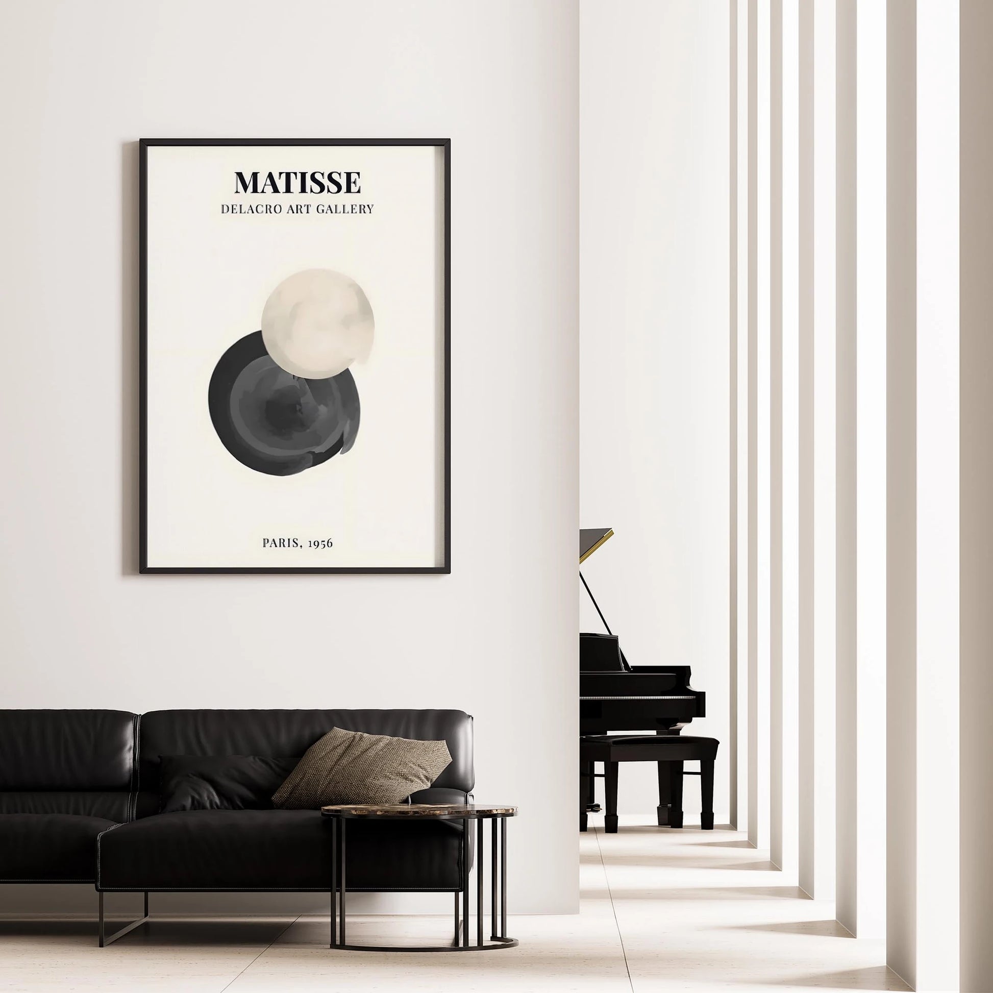 Matisse Kağıt Kesimleri Serisi Minimalist Soyut Sanat I Duvar Tablosu
