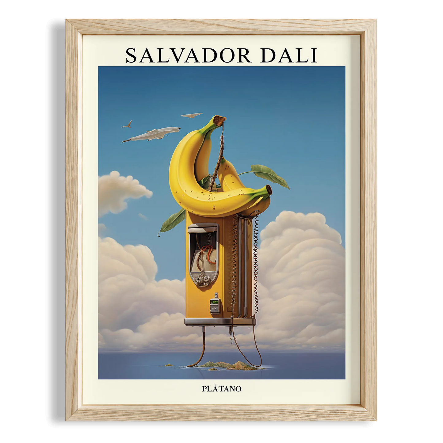 Muzlu Saat - Salvador Dali Ahşap Duvar Tablosu
