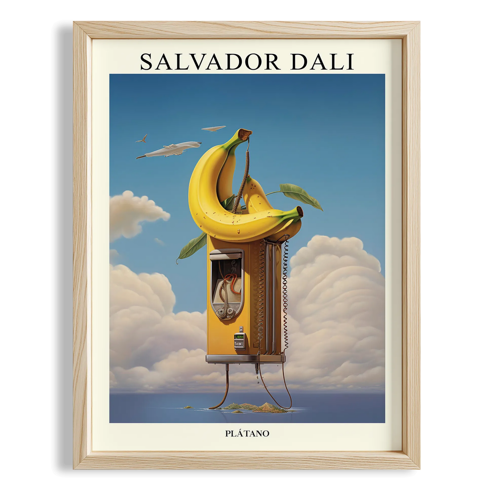 Muzlu Saat - Salvador Dali Ahşap Duvar Tablosu
