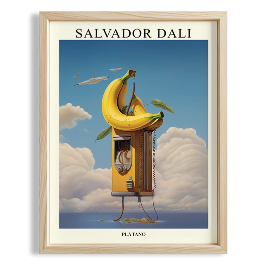 Muzlu Saat - Salvador Dali Ahşap Duvar Tablosu