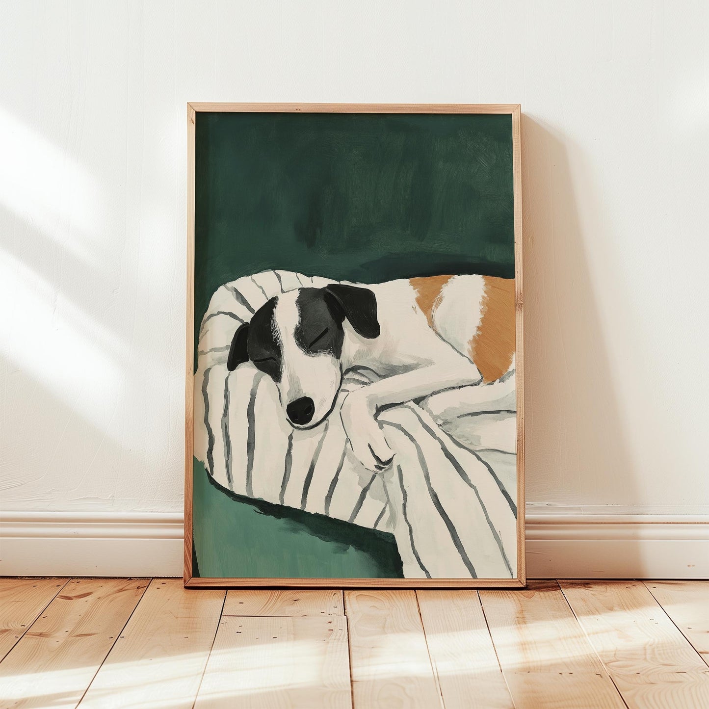 Köpek Portre VII - Jack Russell Çizgili Zümrüt