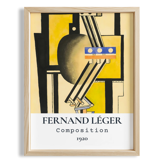 Fernand Leger XVII Duvar Tablosu