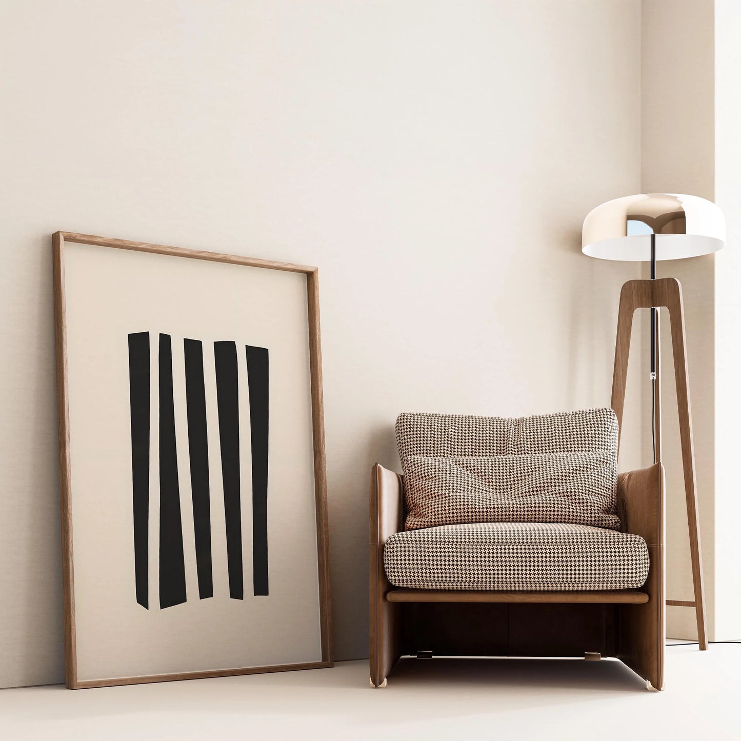 Matisse Kağıt Kesimleri Serisi Minimalist Dallar I Duvar Tablosu