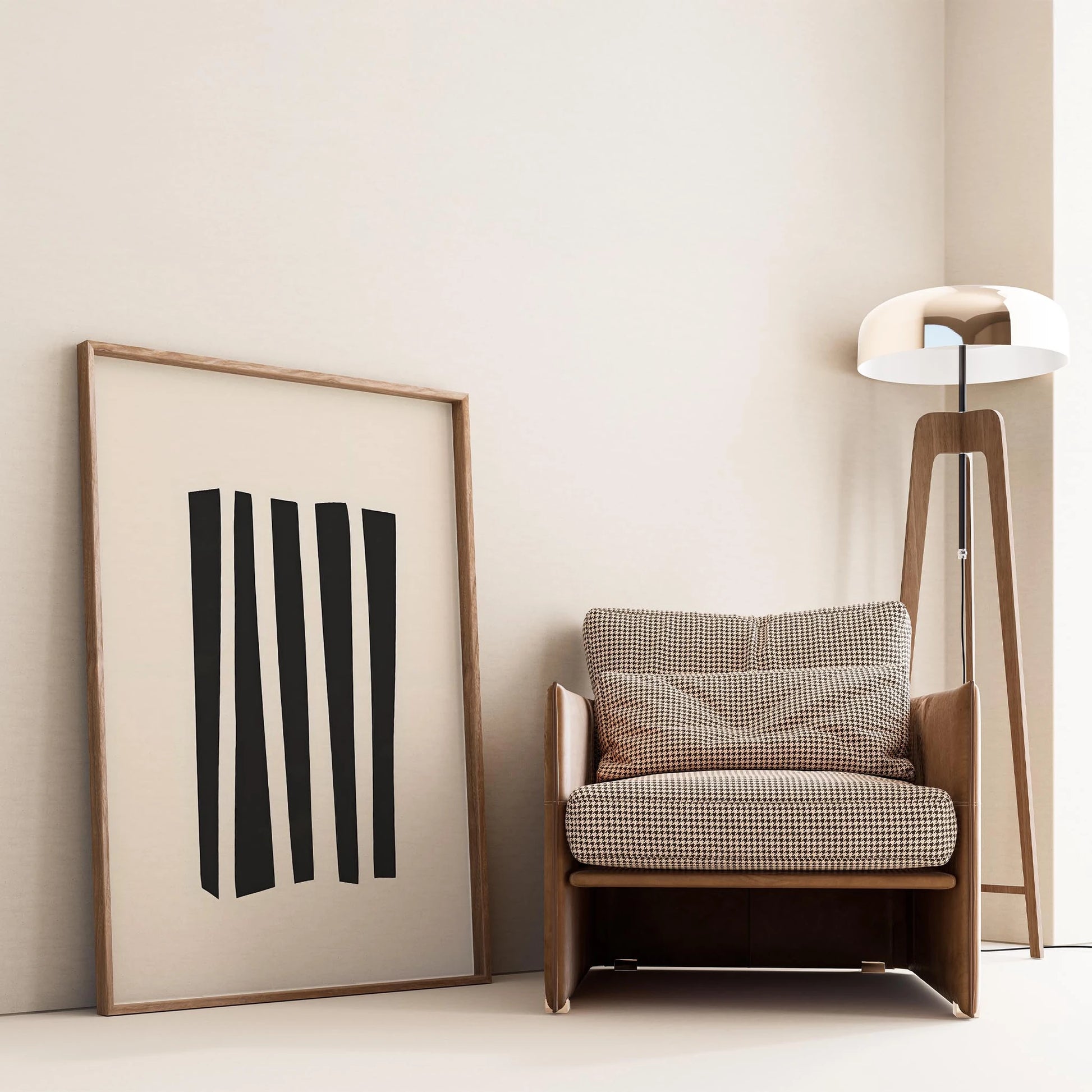 Matisse Kağıt Kesimleri Serisi Minimalist Dallar I Duvar Tablosu