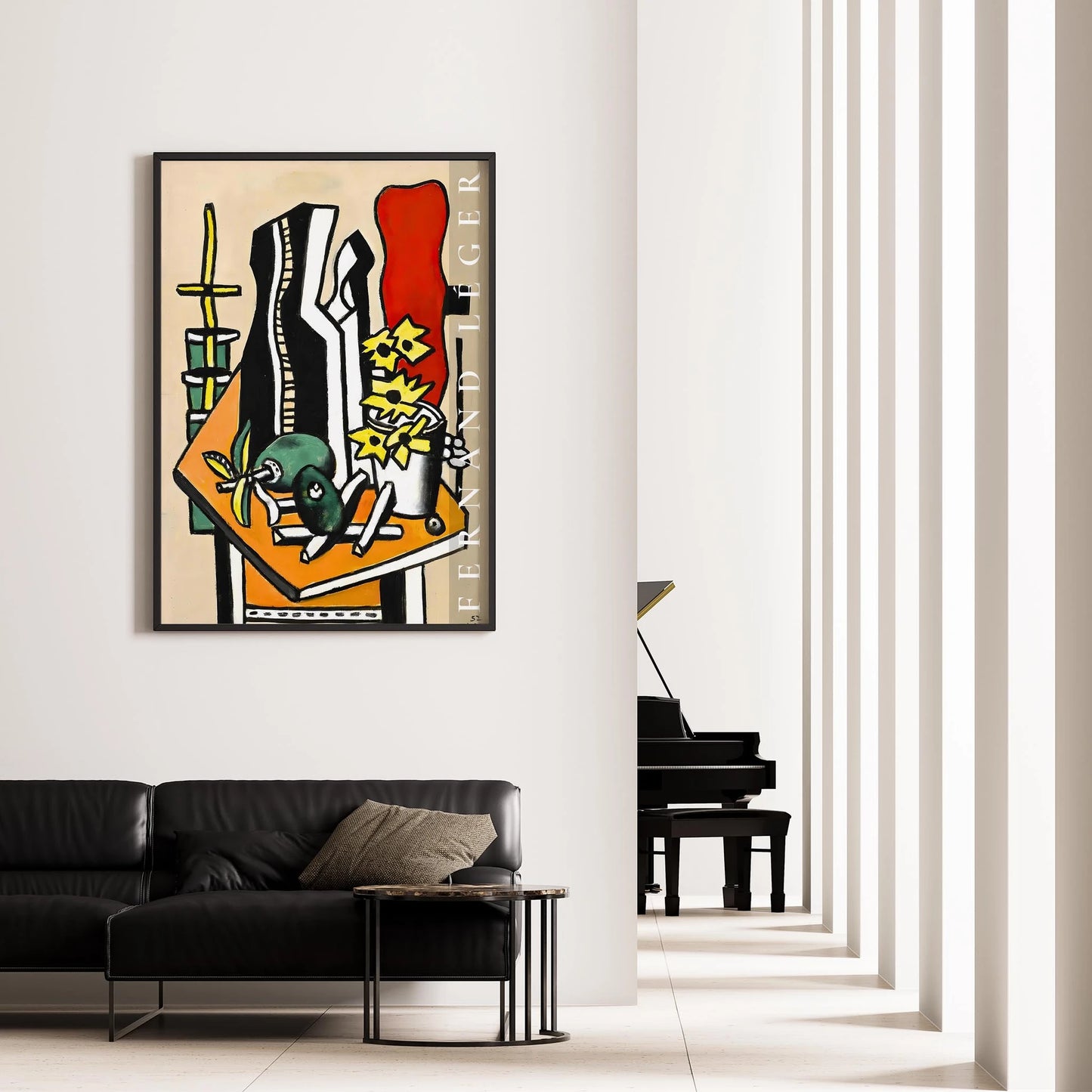 Fernand Leger 37 Duvar Tablosu