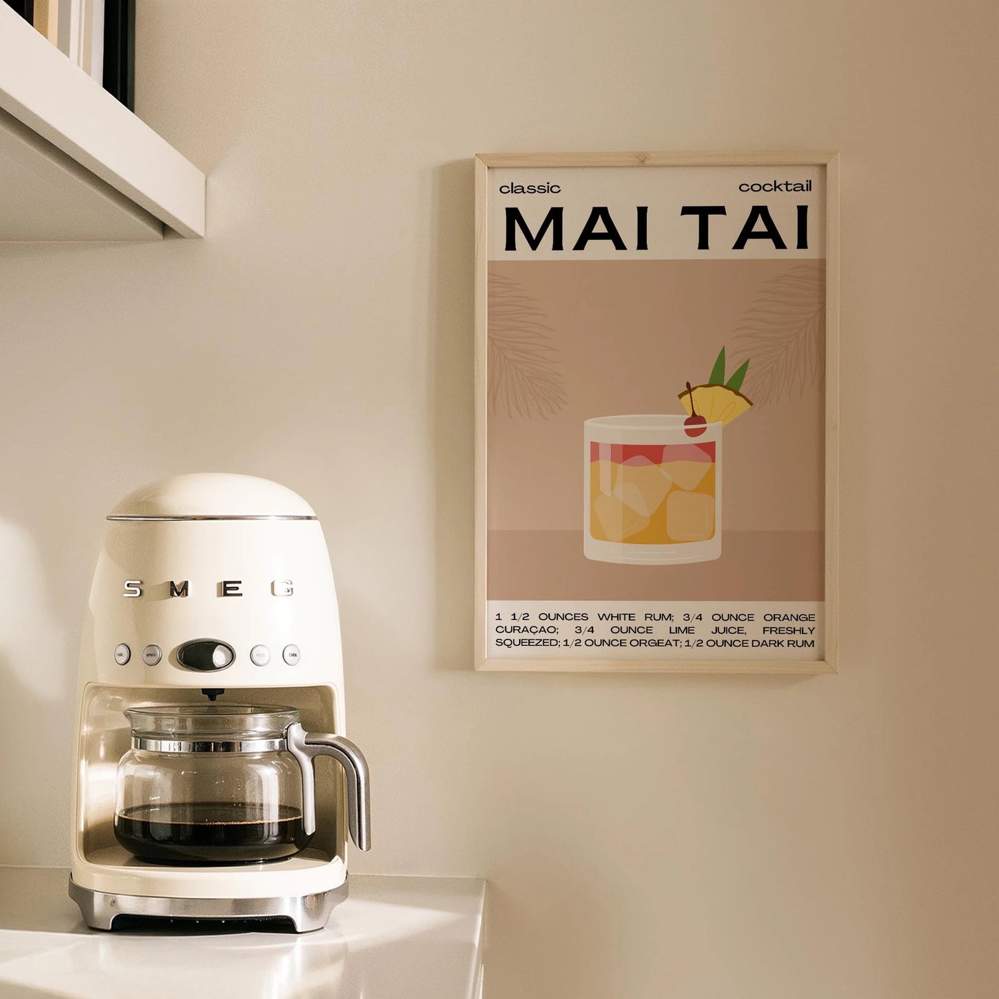 Mai Tai Kokteyl Tarifi Mutfak Duvar Tablosu