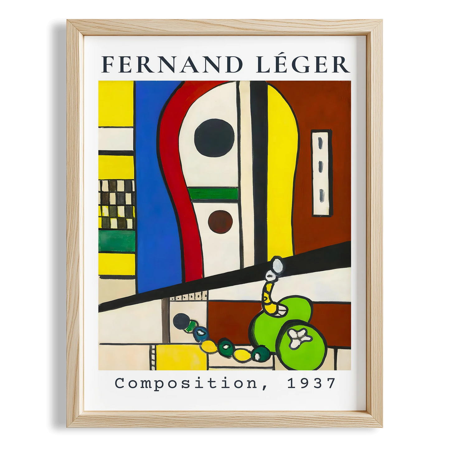 Fernand Leger XXVII Duvar Tablosu