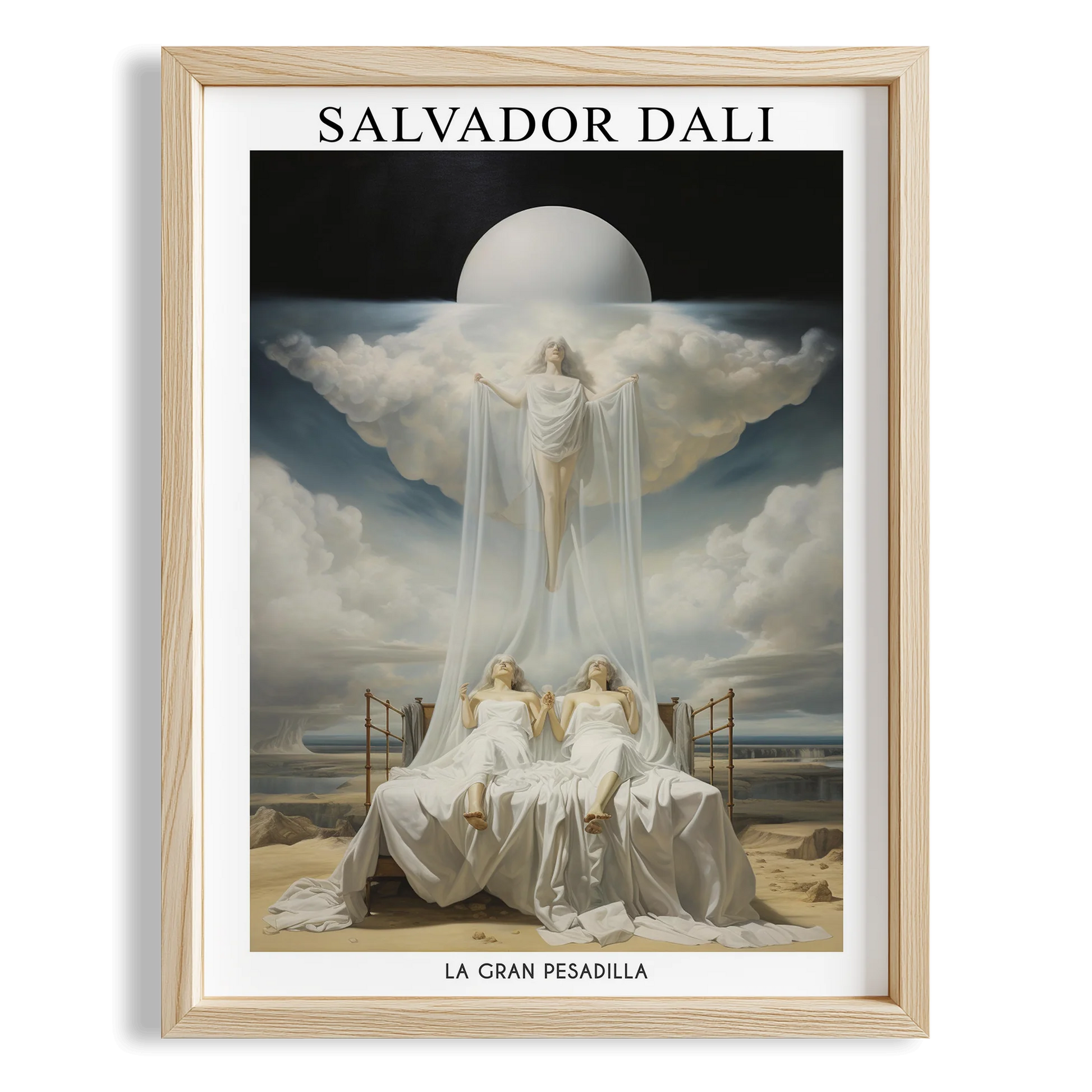 İlahi Taht - Salvador Dali Ahşap Duvar Tablosu