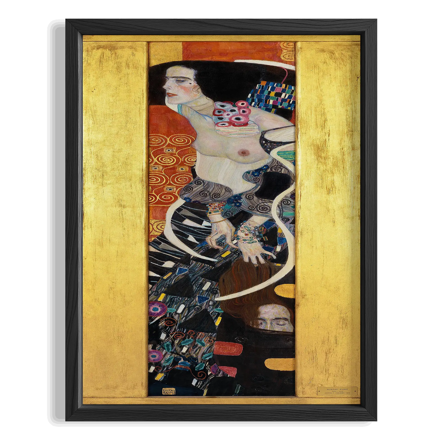 Su Yılanları - Gustav Klimt Ahşap Duvar Tablosu
