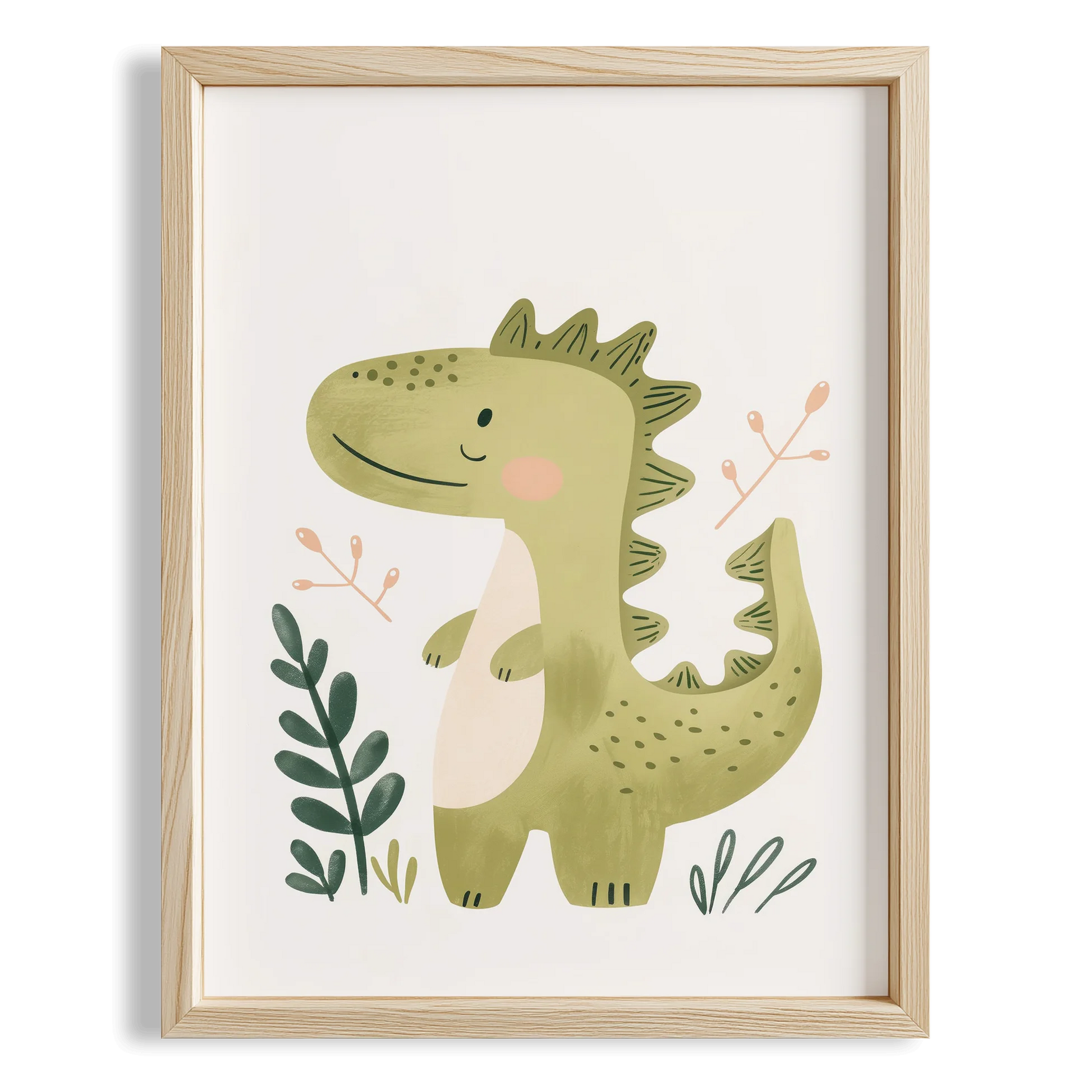 Dinozorun Dünyası – Çocuk Odası Ahşap Tablo