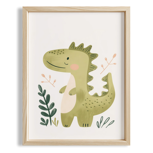 Dinozorun Dünyası – Çocuk Odası Ahşap Tablo