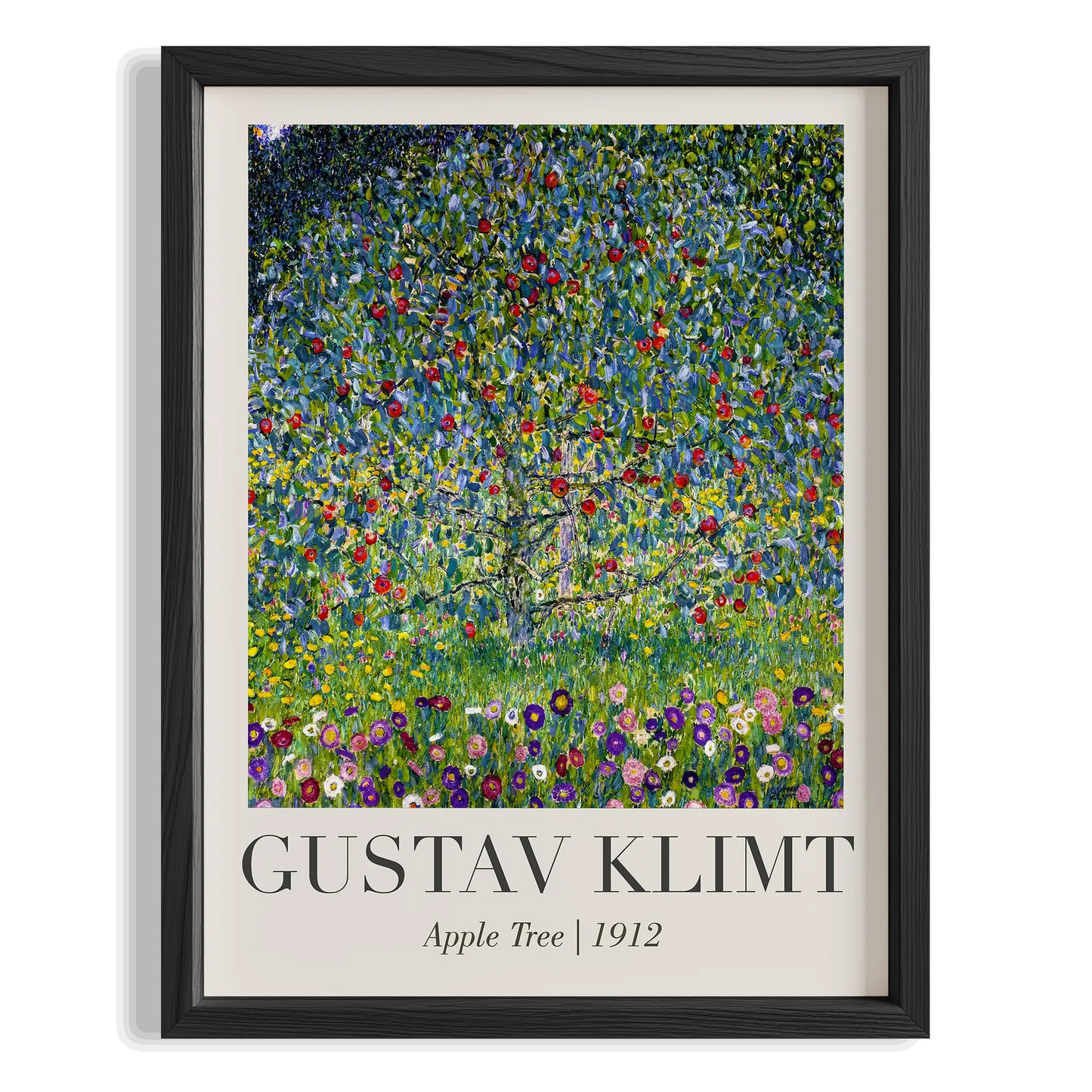 Elma Ağacı - Gustav Klimt Ahşap Duvar Tablosu