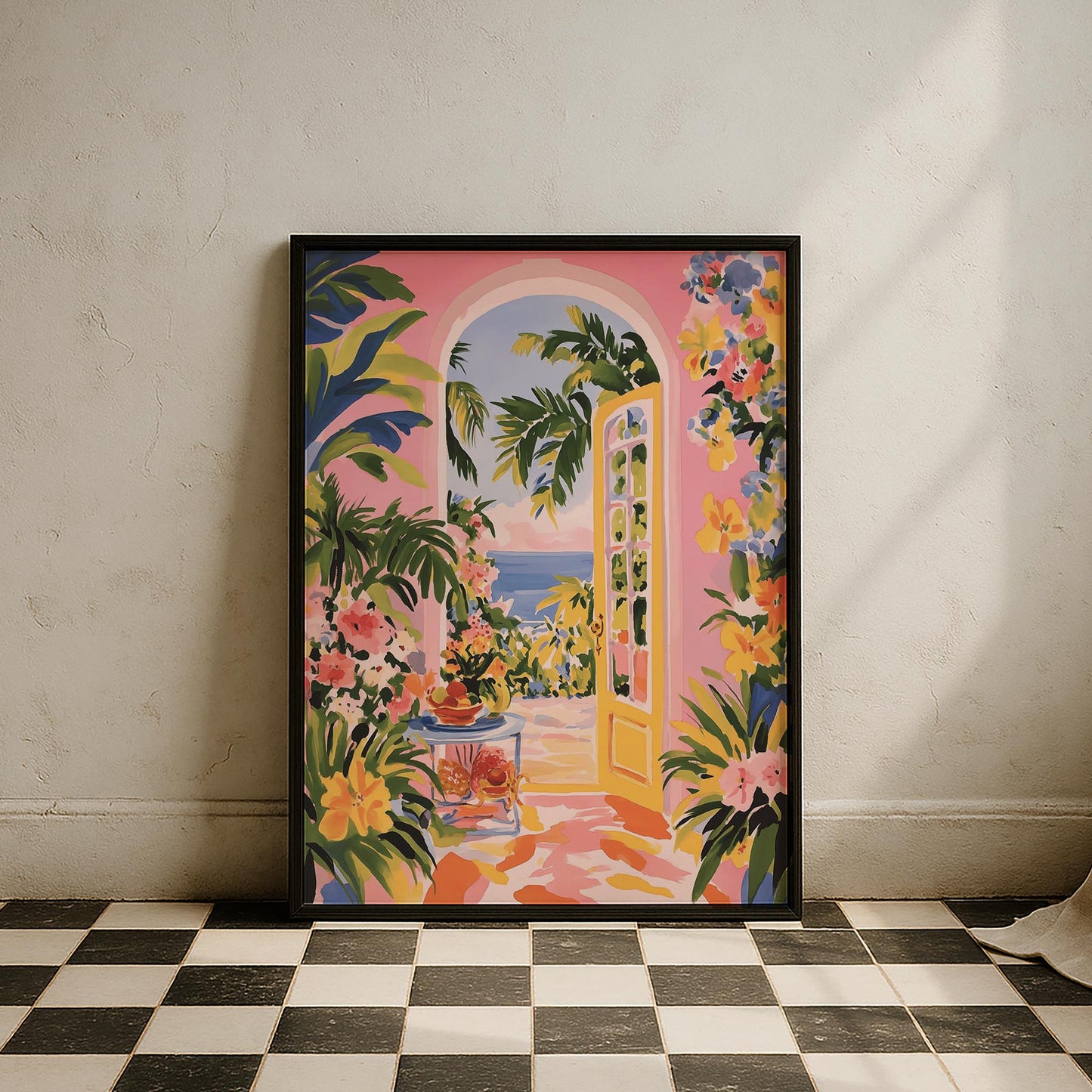 Akdeniz Evi ve Bahçe Maximalist - Duvar Tablosu
